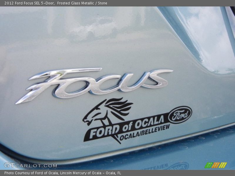 Frosted Glass Metallic / Stone 2012 Ford Focus SEL 5-Door