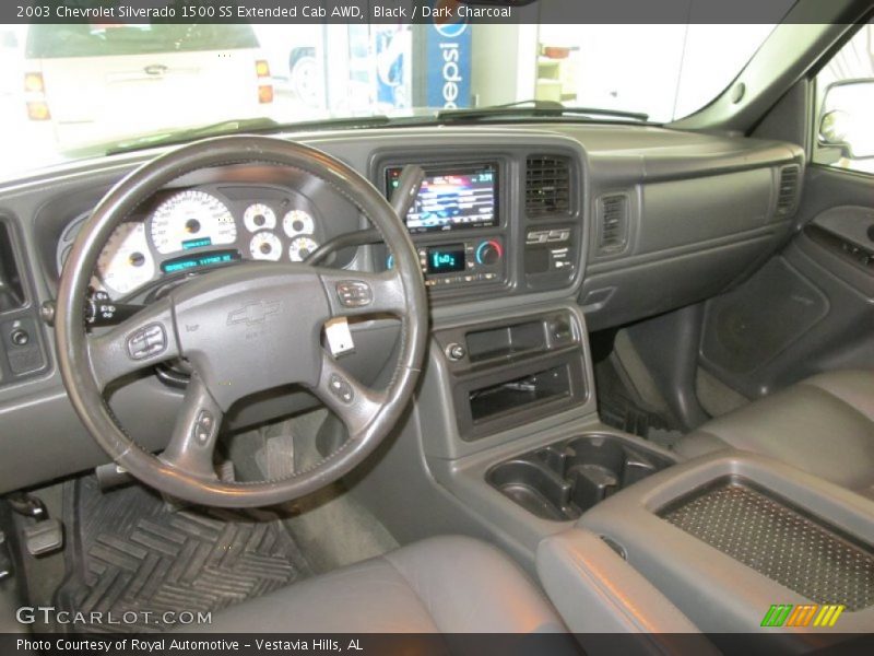 Black / Dark Charcoal 2003 Chevrolet Silverado 1500 SS Extended Cab AWD