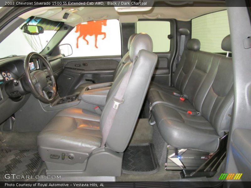 Black / Dark Charcoal 2003 Chevrolet Silverado 1500 SS Extended Cab AWD