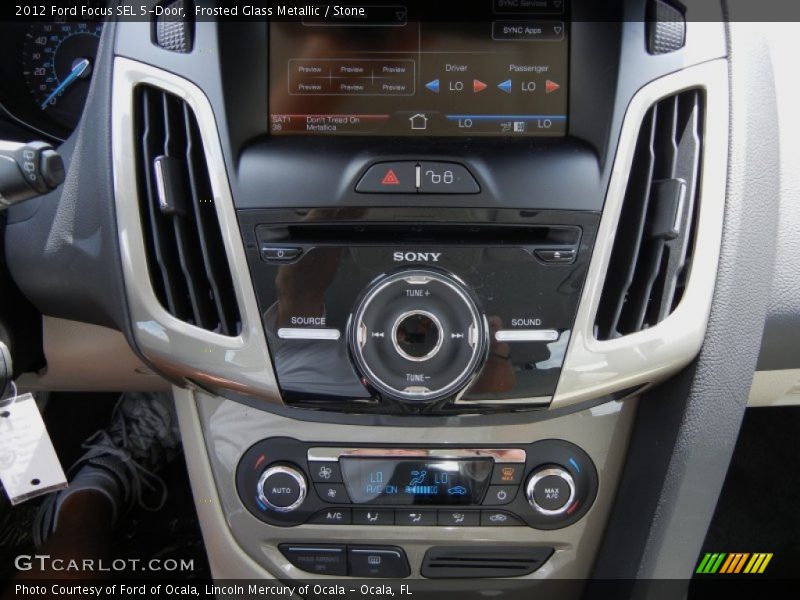 Controls of 2012 Focus SEL 5-Door
