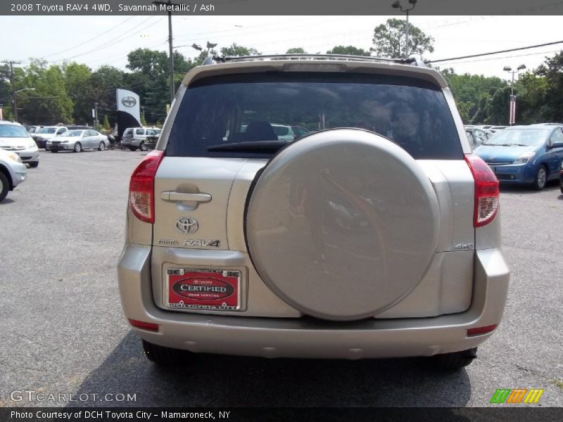 Savannah Metallic / Ash 2008 Toyota RAV4 4WD