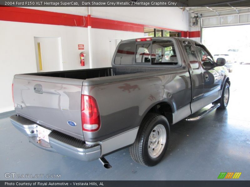 Dark Shadow Grey Metallic / Heritage Graphite Grey 2004 Ford F150 XLT Heritage SuperCab