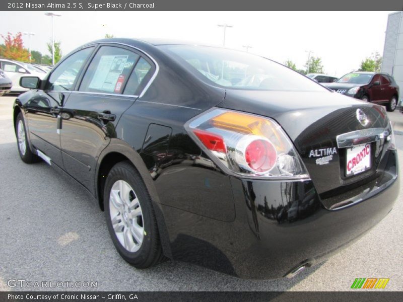 Super Black / Charcoal 2012 Nissan Altima 2.5 S