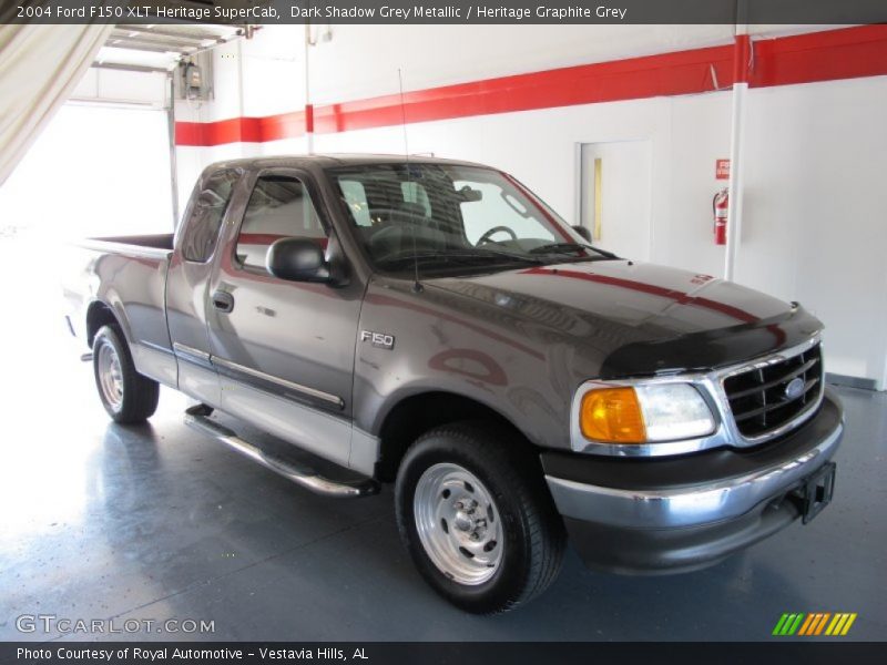 Dark Shadow Grey Metallic / Heritage Graphite Grey 2004 Ford F150 XLT Heritage SuperCab