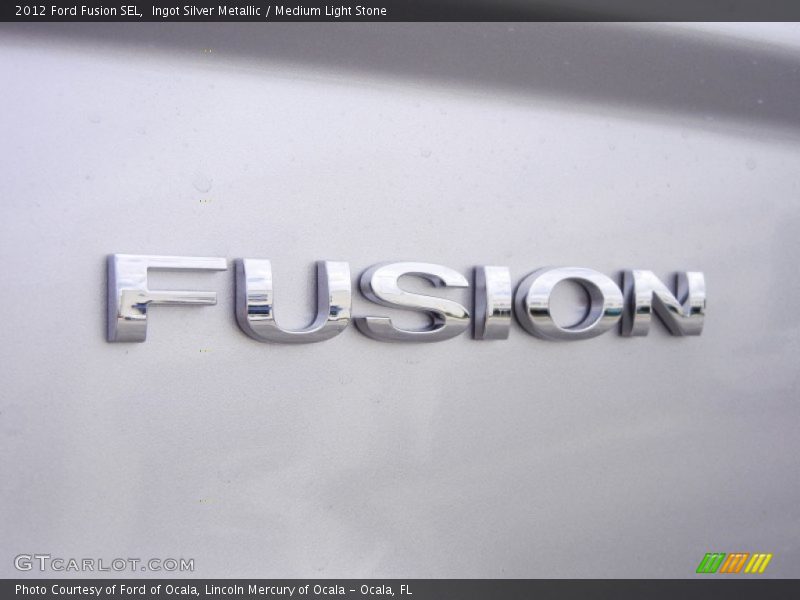 Ingot Silver Metallic / Medium Light Stone 2012 Ford Fusion SEL