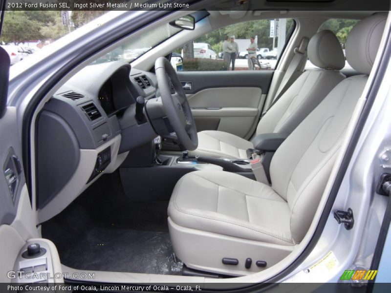 Ingot Silver Metallic / Medium Light Stone 2012 Ford Fusion SEL