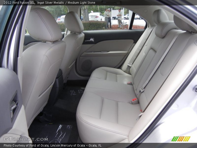 Ingot Silver Metallic / Medium Light Stone 2012 Ford Fusion SEL