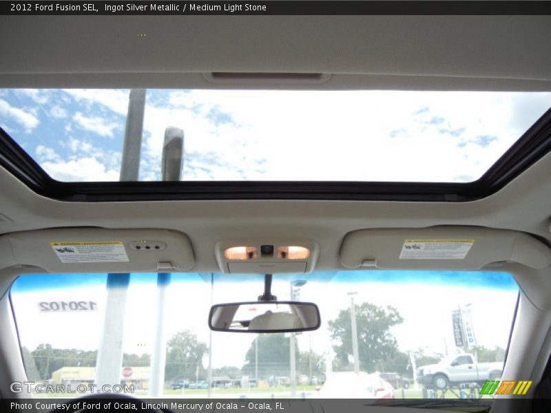 Ingot Silver Metallic / Medium Light Stone 2012 Ford Fusion SEL
