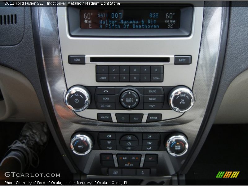 Ingot Silver Metallic / Medium Light Stone 2012 Ford Fusion SEL