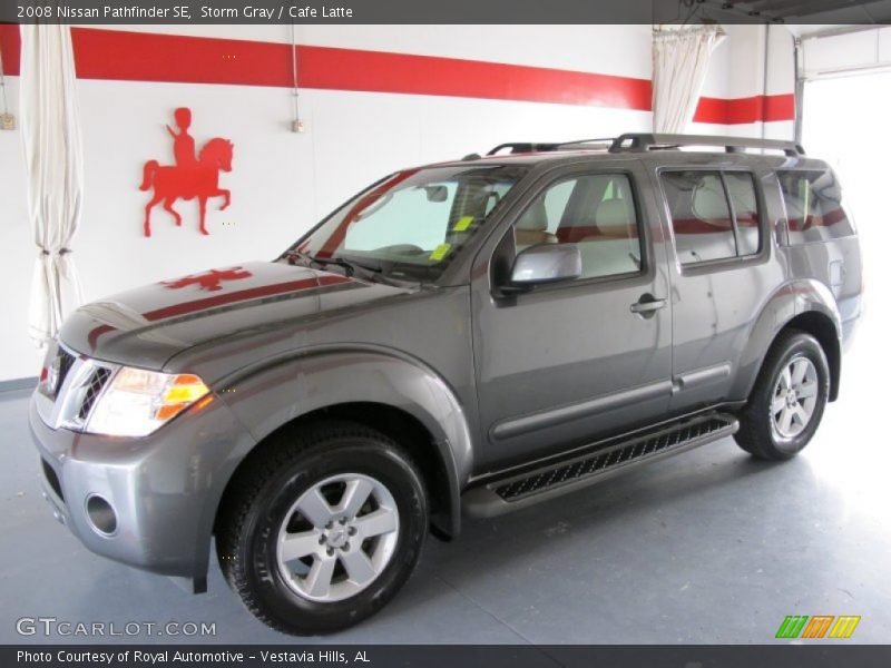 Storm Gray / Cafe Latte 2008 Nissan Pathfinder SE