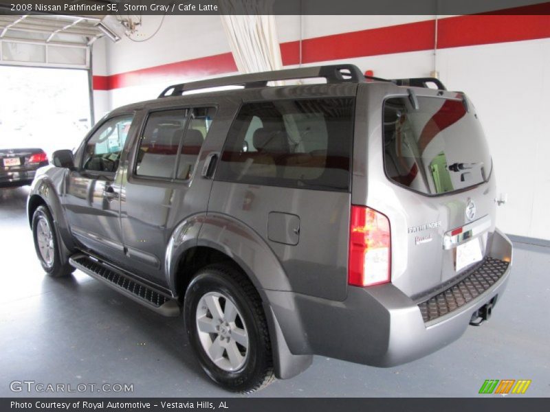 Storm Gray / Cafe Latte 2008 Nissan Pathfinder SE