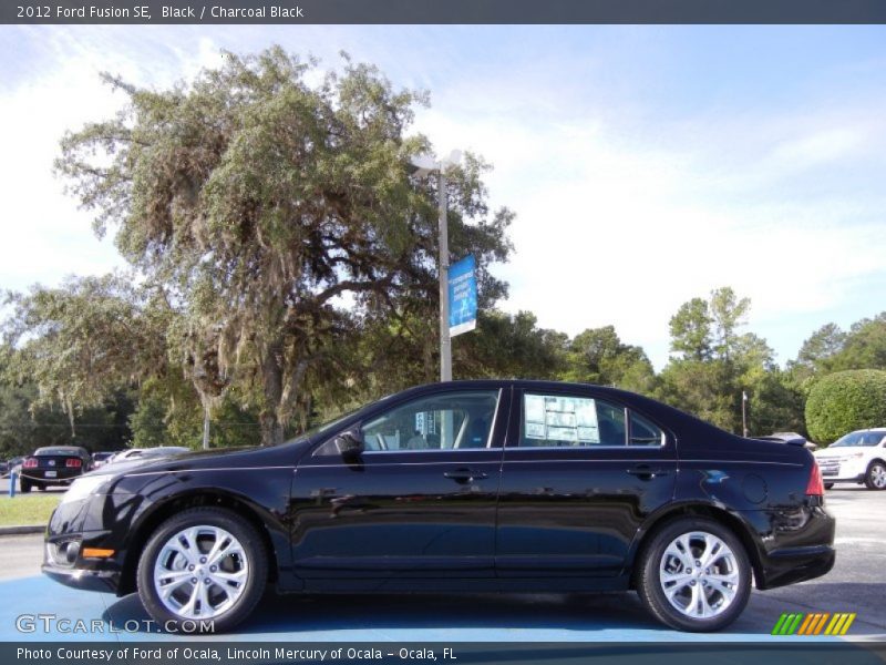 Black / Charcoal Black 2012 Ford Fusion SE