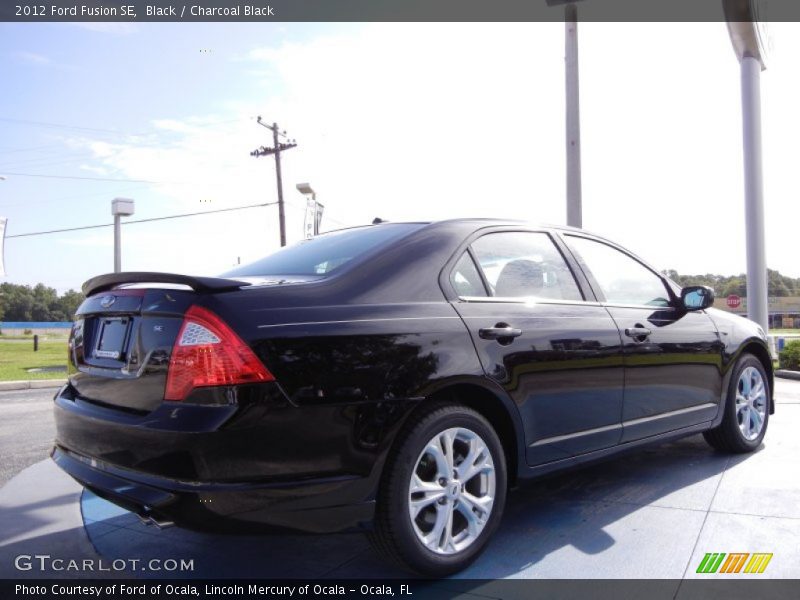 Black / Charcoal Black 2012 Ford Fusion SE