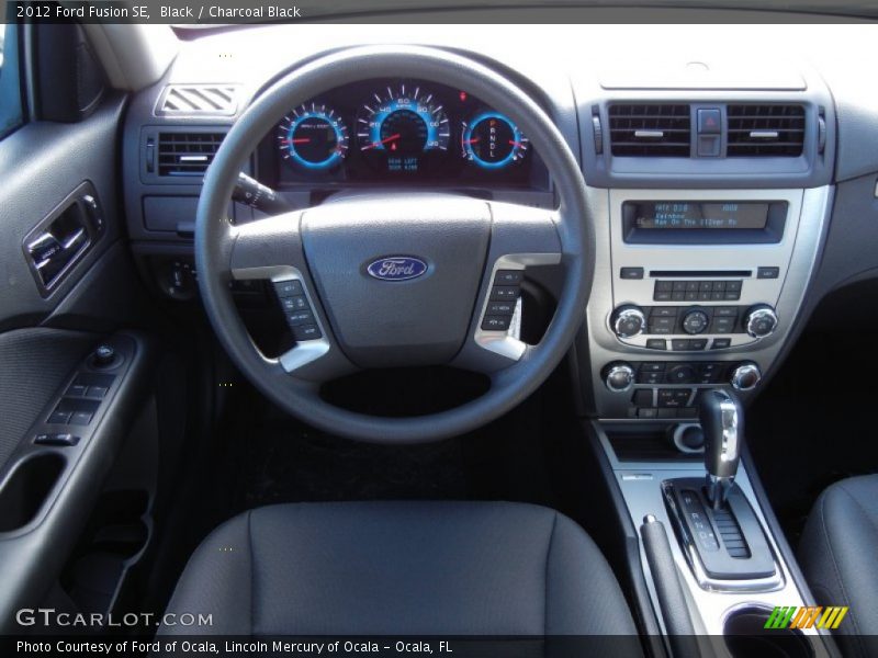 Black / Charcoal Black 2012 Ford Fusion SE