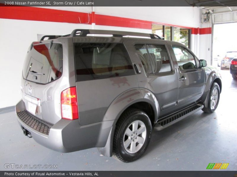 Storm Gray / Cafe Latte 2008 Nissan Pathfinder SE