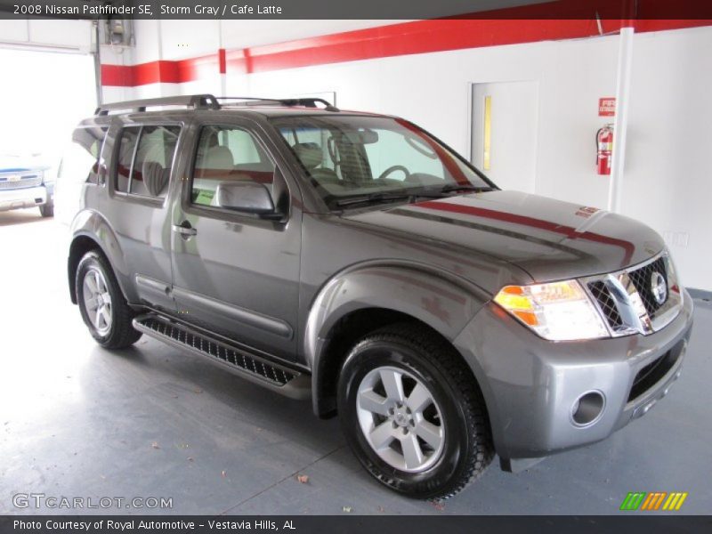 Storm Gray / Cafe Latte 2008 Nissan Pathfinder SE