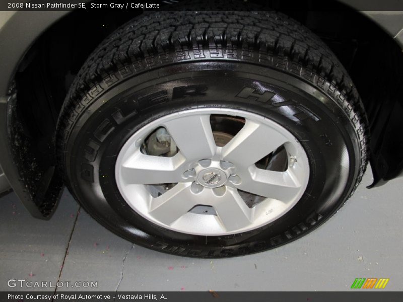 Storm Gray / Cafe Latte 2008 Nissan Pathfinder SE