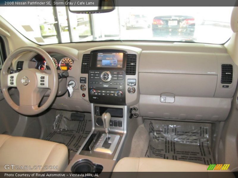 Storm Gray / Cafe Latte 2008 Nissan Pathfinder SE