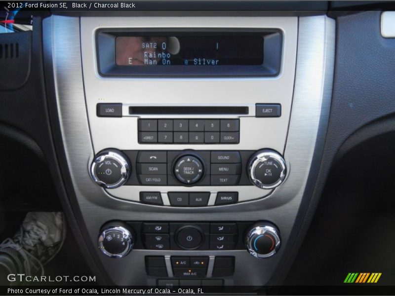 Black / Charcoal Black 2012 Ford Fusion SE