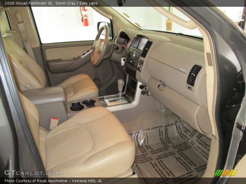 Storm Gray / Cafe Latte 2008 Nissan Pathfinder SE