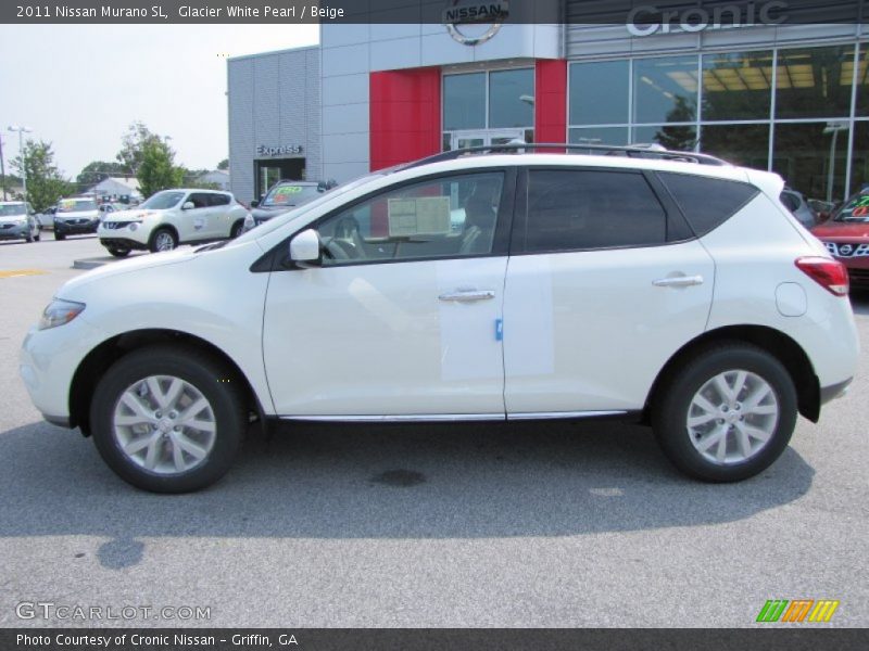 Glacier White Pearl / Beige 2011 Nissan Murano SL