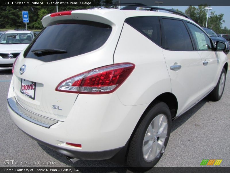 Glacier White Pearl / Beige 2011 Nissan Murano SL