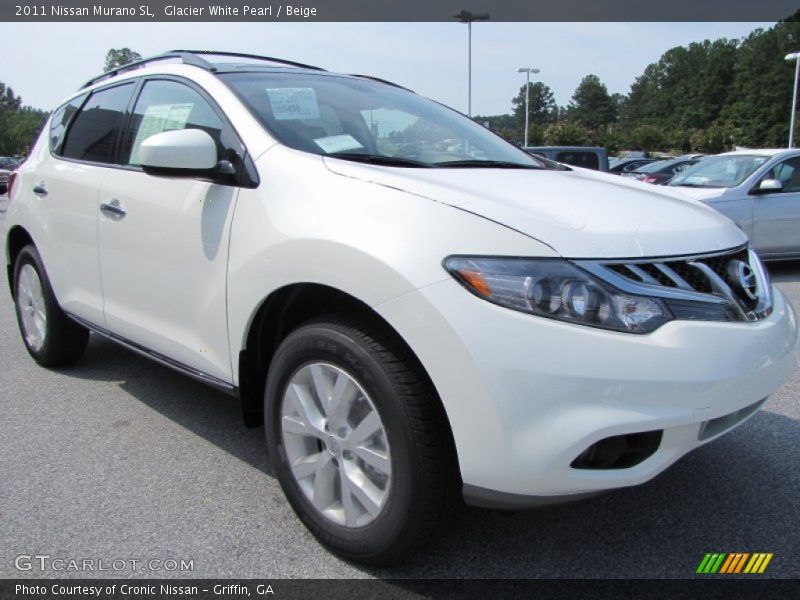 Glacier White Pearl / Beige 2011 Nissan Murano SL