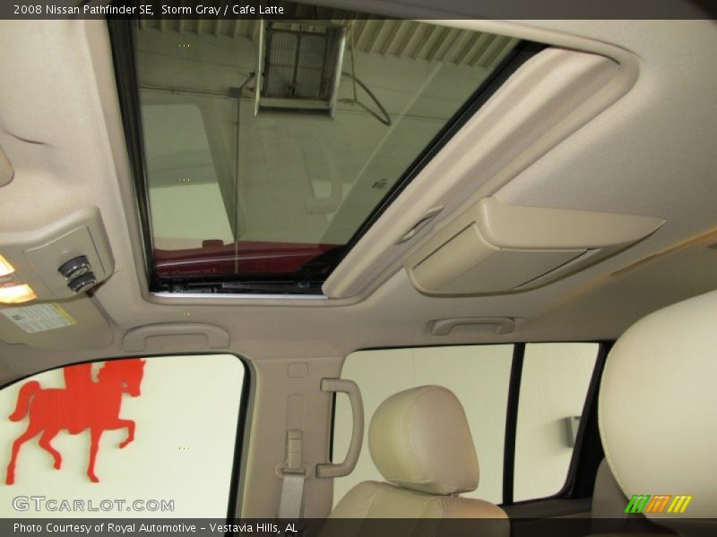 Storm Gray / Cafe Latte 2008 Nissan Pathfinder SE