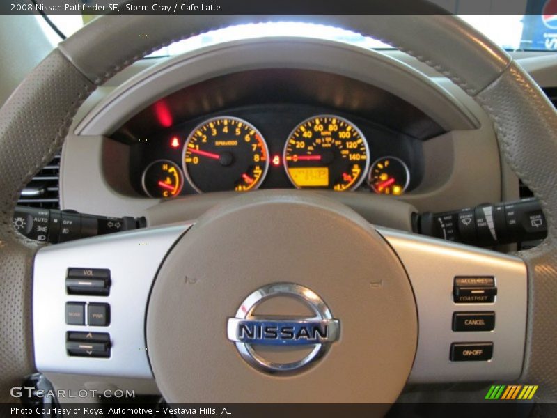 Storm Gray / Cafe Latte 2008 Nissan Pathfinder SE