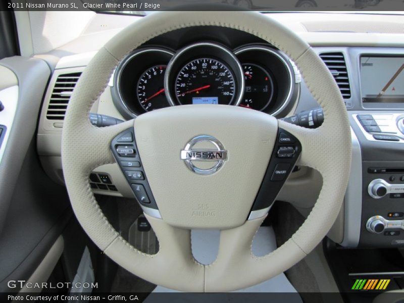 Glacier White Pearl / Beige 2011 Nissan Murano SL