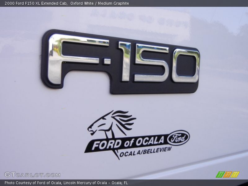 Oxford White / Medium Graphite 2000 Ford F150 XL Extended Cab