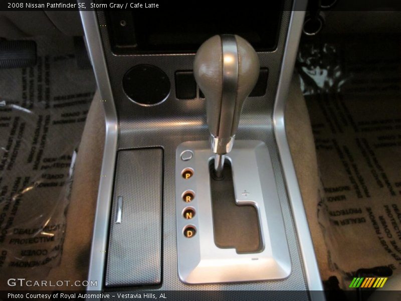 Storm Gray / Cafe Latte 2008 Nissan Pathfinder SE