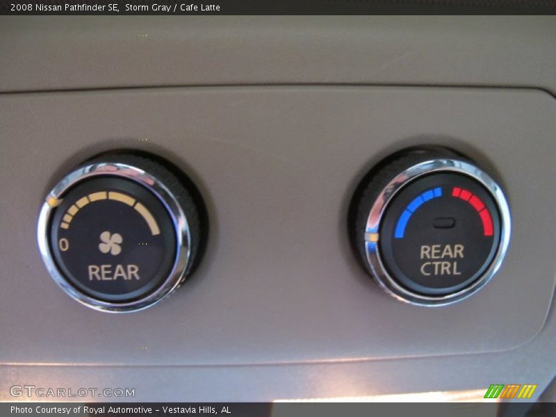 Storm Gray / Cafe Latte 2008 Nissan Pathfinder SE