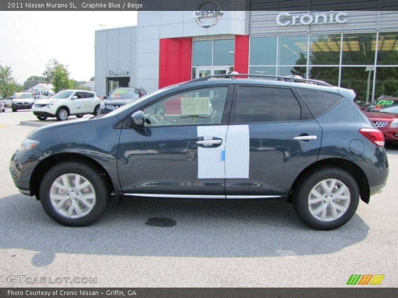 Graphite Blue / Beige 2011 Nissan Murano SL