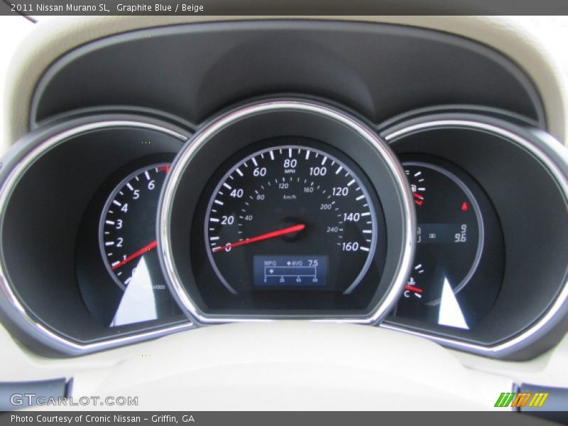 Graphite Blue / Beige 2011 Nissan Murano SL