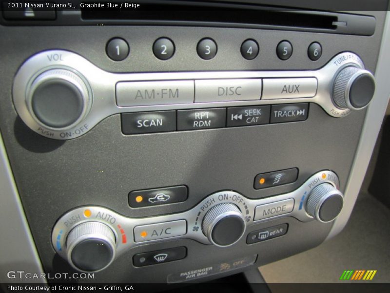 Graphite Blue / Beige 2011 Nissan Murano SL
