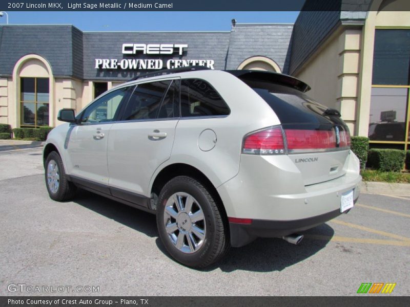 Light Sage Metallic / Medium Camel 2007 Lincoln MKX