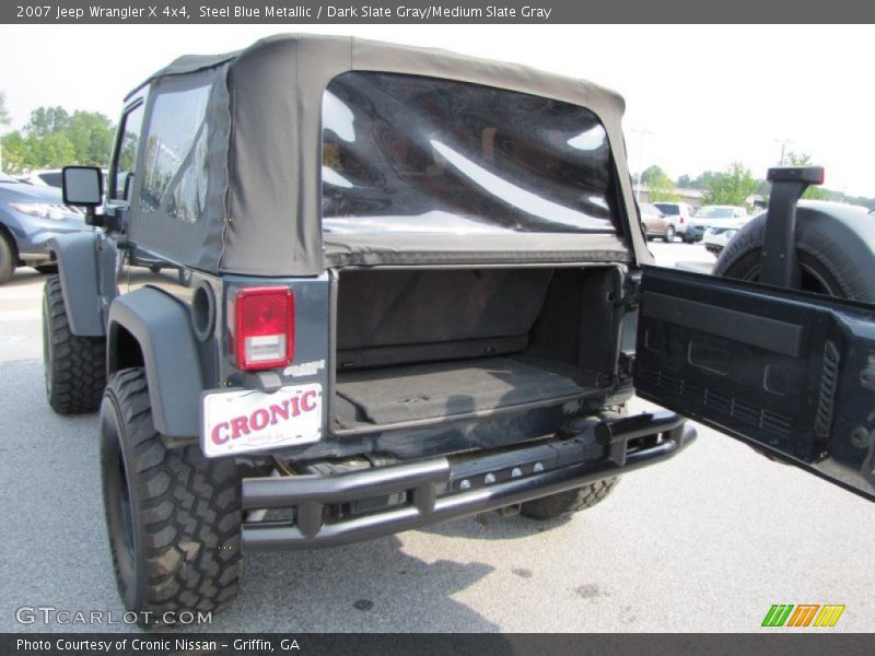 Steel Blue Metallic / Dark Slate Gray/Medium Slate Gray 2007 Jeep Wrangler X 4x4