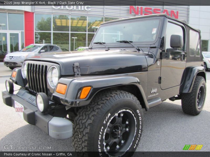 Black / Dark Slate Gray 2005 Jeep Wrangler X 4x4