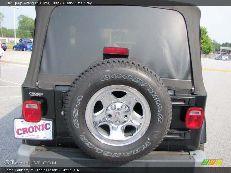 Black / Dark Slate Gray 2005 Jeep Wrangler X 4x4