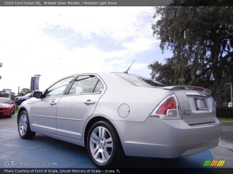 Brilliant Silver Metallic / Medium Light Stone 2009 Ford Fusion SEL