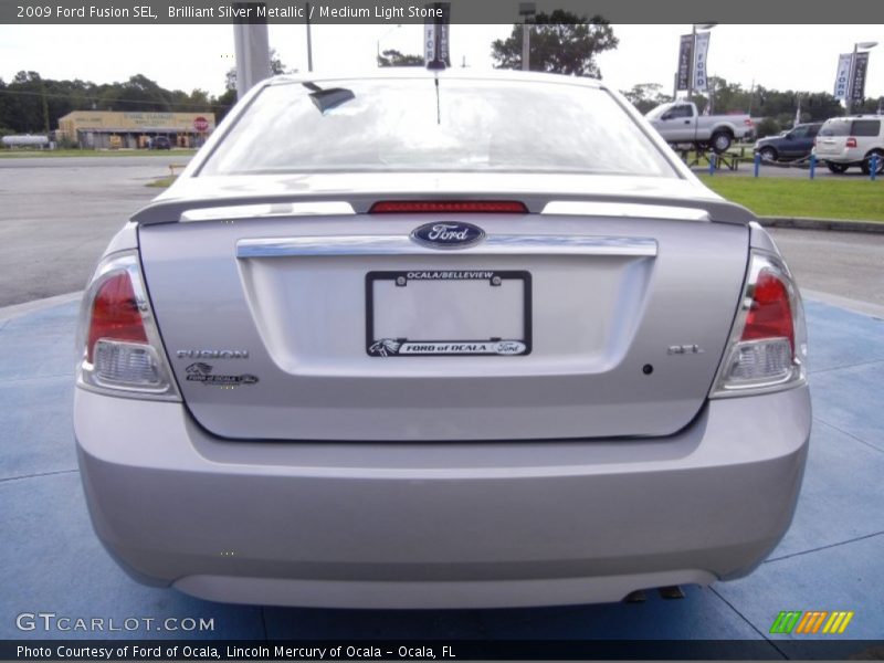Brilliant Silver Metallic / Medium Light Stone 2009 Ford Fusion SEL