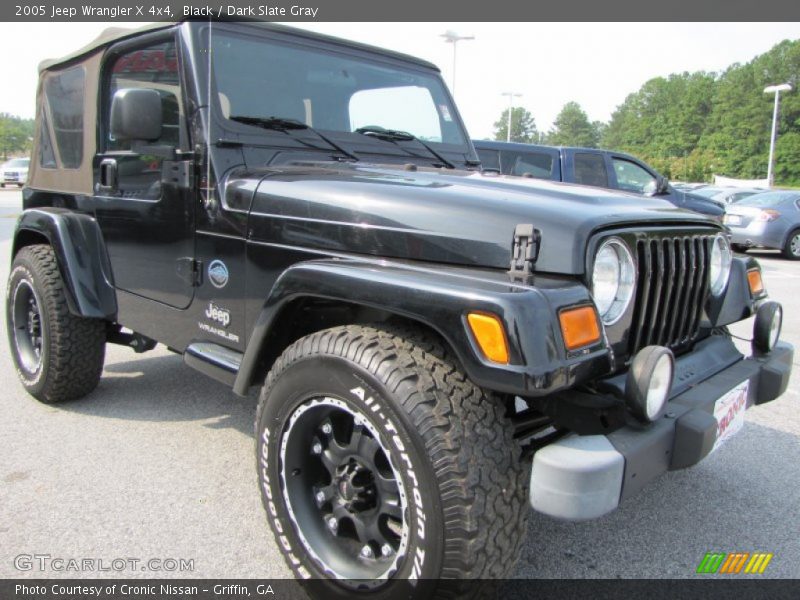 Black / Dark Slate Gray 2005 Jeep Wrangler X 4x4