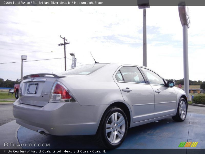 Brilliant Silver Metallic / Medium Light Stone 2009 Ford Fusion SEL