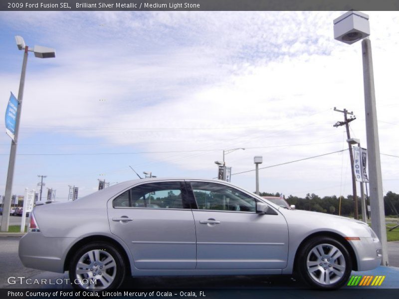 Brilliant Silver Metallic / Medium Light Stone 2009 Ford Fusion SEL