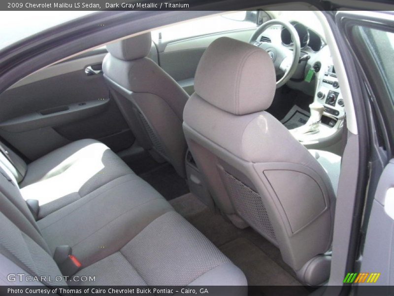 Dark Gray Metallic / Titanium 2009 Chevrolet Malibu LS Sedan