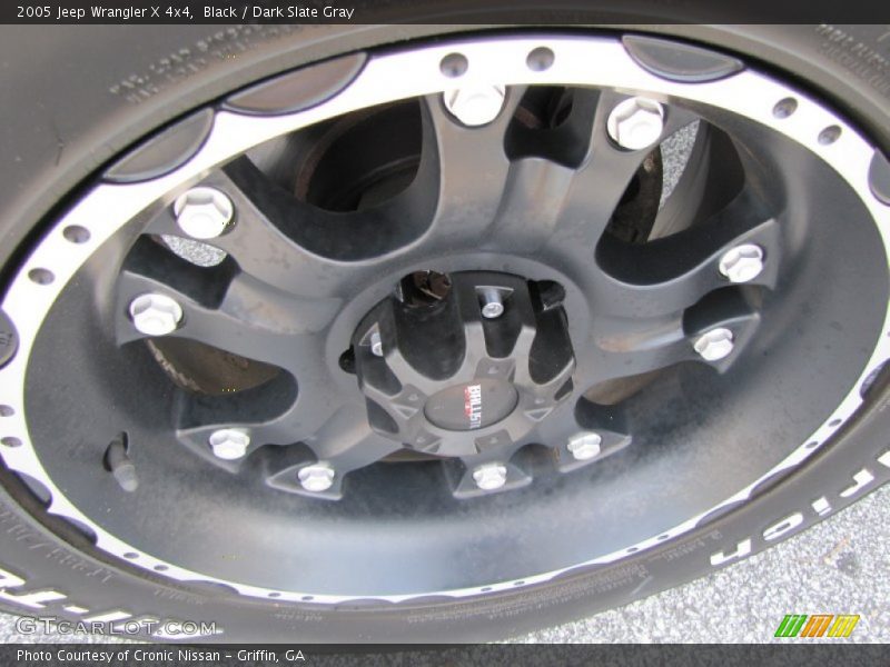 Custom Wheels of 2005 Wrangler X 4x4