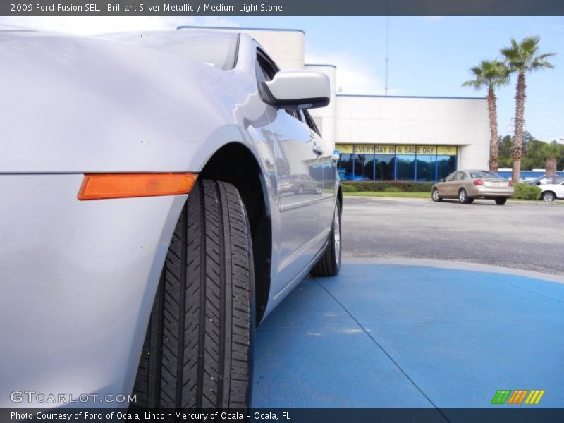 Brilliant Silver Metallic / Medium Light Stone 2009 Ford Fusion SEL