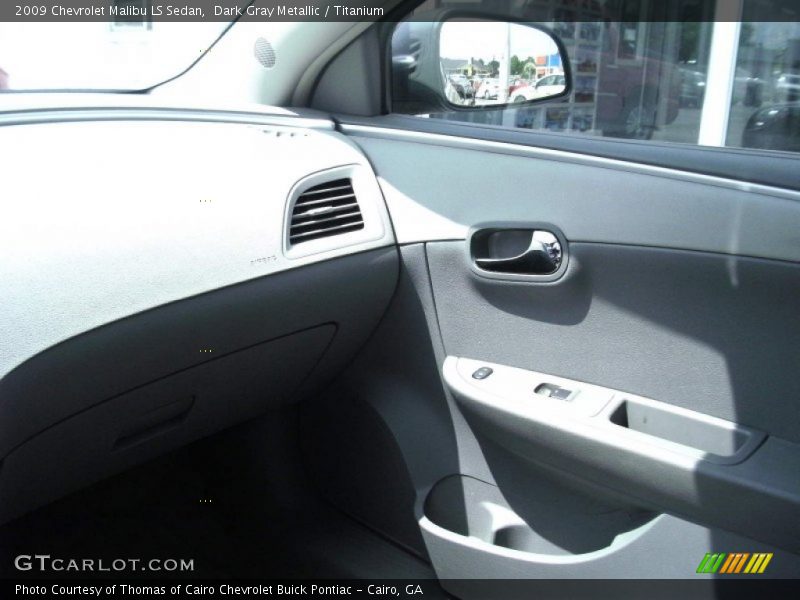 Dark Gray Metallic / Titanium 2009 Chevrolet Malibu LS Sedan