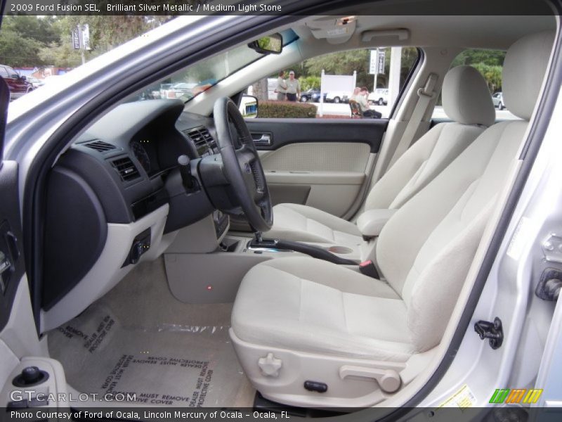 Brilliant Silver Metallic / Medium Light Stone 2009 Ford Fusion SEL